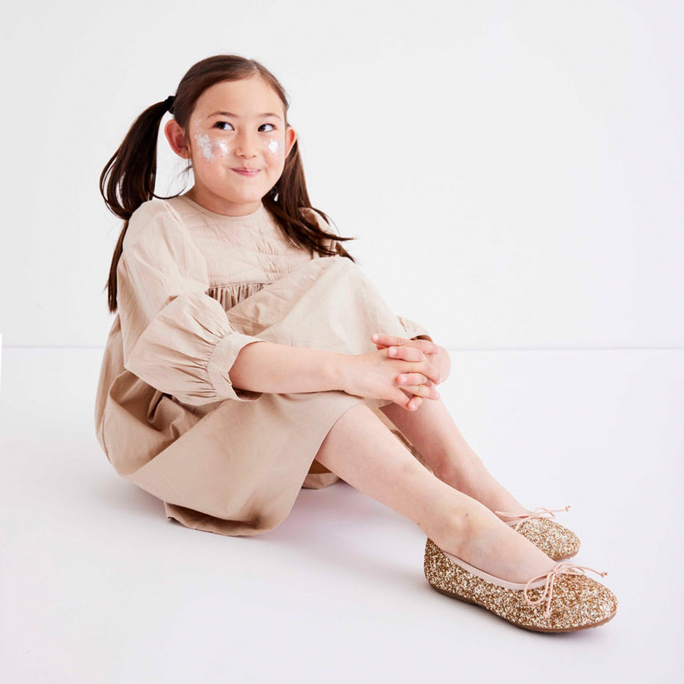 bisgaard lucy gold glitter