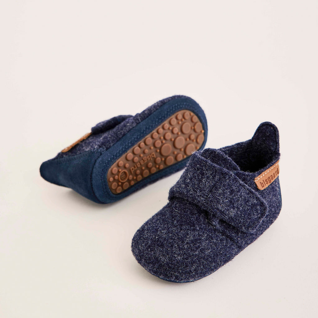 bisgaard baby wool blue bisgaard sko
