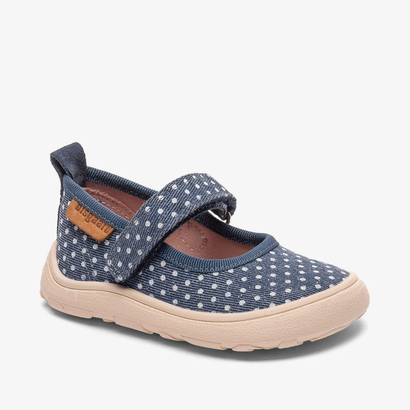 bisgaard barefoot ballet navy dots