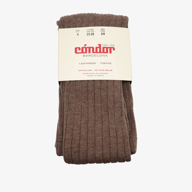 bisgaard x Cóndor cotton rib tights tronco