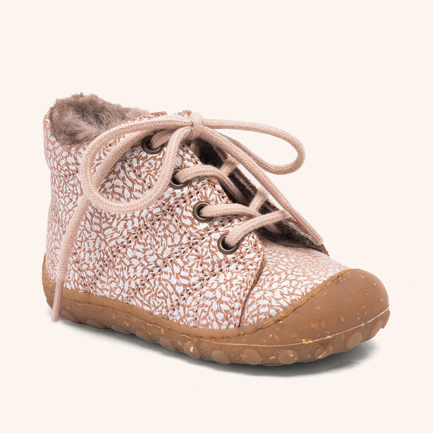 bisgaard barefoot hale l lamb rose glitter