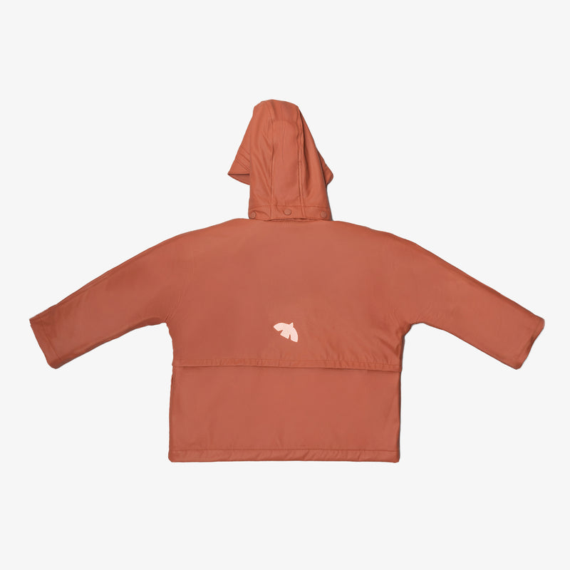 bisgaard aarhus rain jacket rose hip