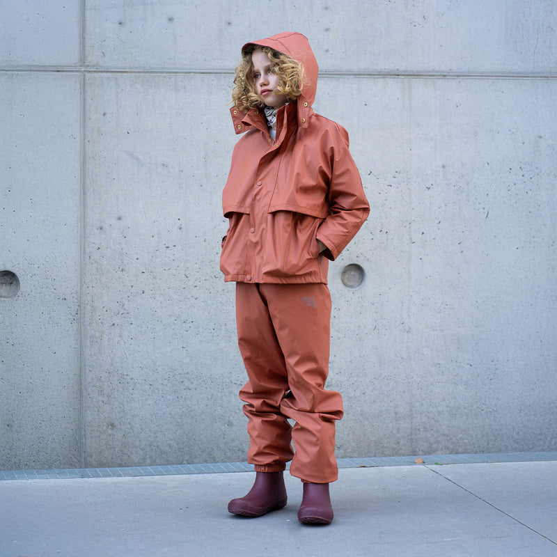 bisgaard aarhus rain pants rose hip