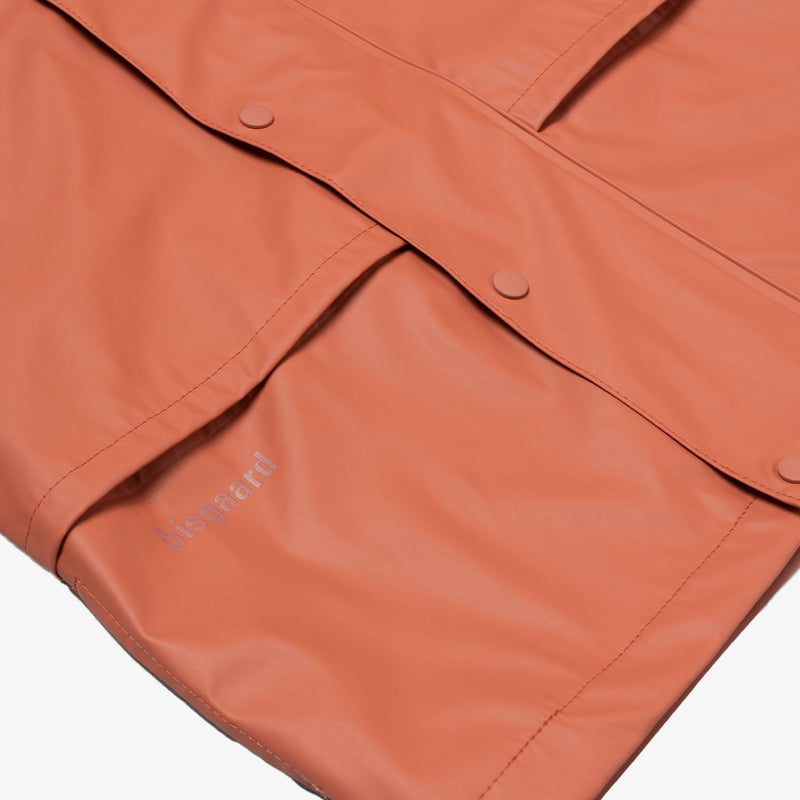 bisgaard aarhus rain jacket wool rose hip