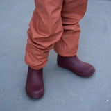 bisgaard aarhus rain pants wool rose hip