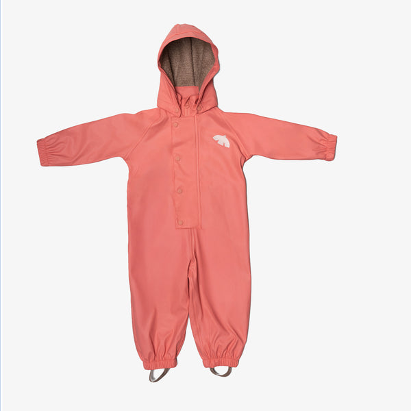 bisgaard aarhus rain suit wool rhubarb sorbet