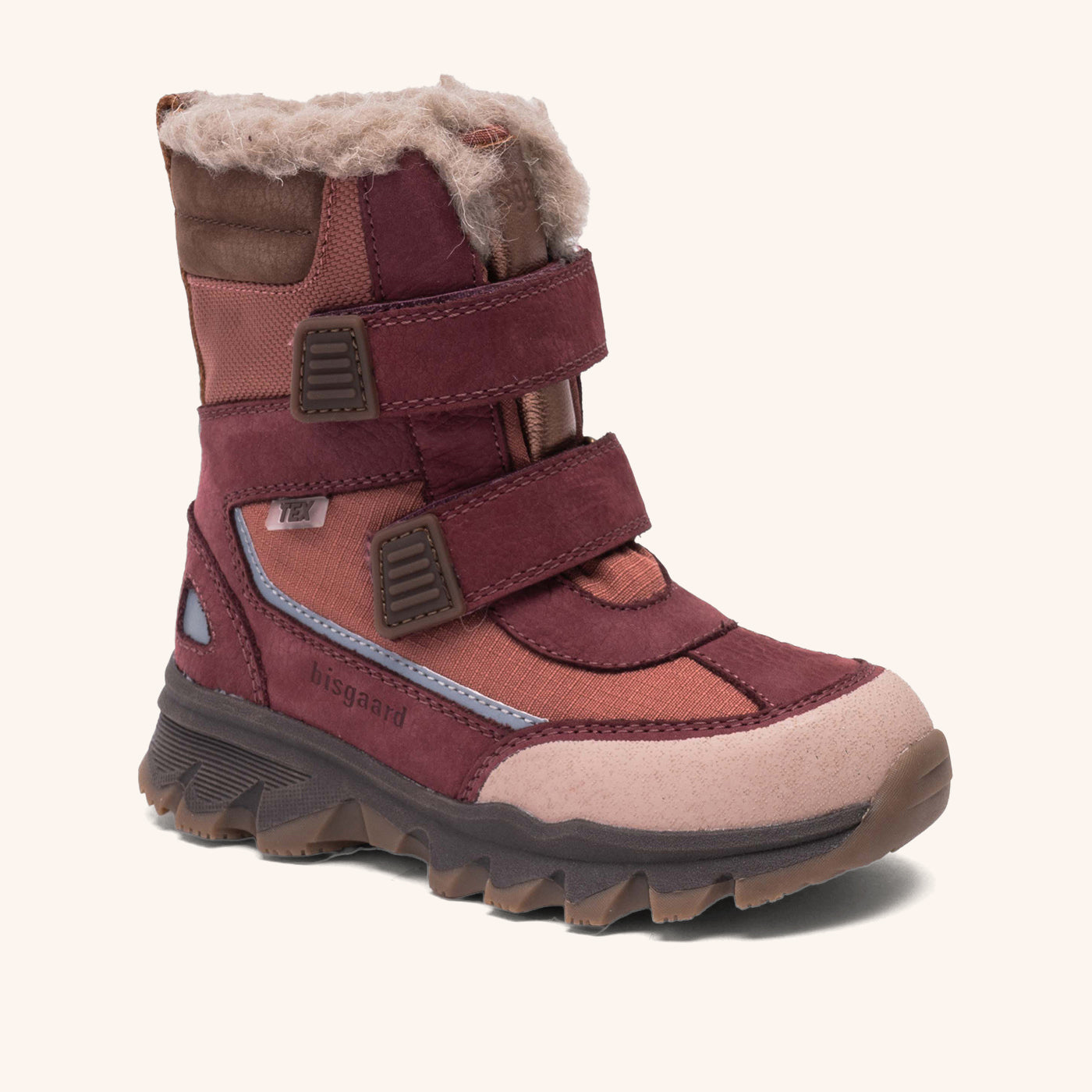 bisgaard eddie tex burgundy